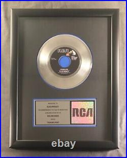 Elvis Presley Hound Dog 45 Platinum Non RIAA Record Award RCA Records SALE