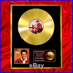 Elvis Presley Jailhouse Rock CD Gold Disc Vinyl Record Award Display Lp