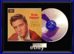 Elvis Presley King Creole Rare Gold Metalized Record Album Non Riaa Award