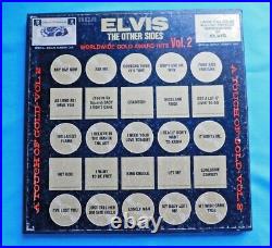 Elvis Presley Lp Set Worldwide Gold Awards Hits Vol. 2 The Other Sides Nm Post