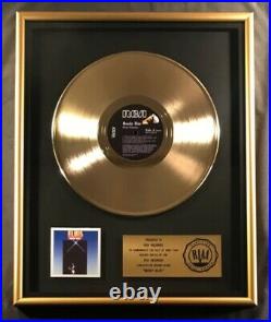 Elvis Presley Moody Blue LP Gold RIAA Record Award RCA Records To RCA Records
