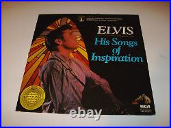 Elvis Presley On Vinyl (2) His Songs of Inspiration + Worldwide Gold Award Hits