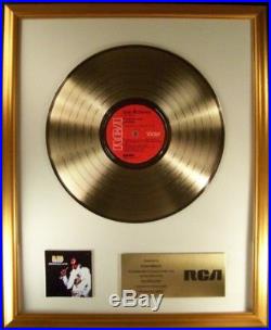 Elvis Presley Promised Land LP Gold Non RIAA Record Award RCA Records To Elvis
