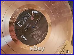 Elvis Presley RIAA record award gold record ROUSTABOUT