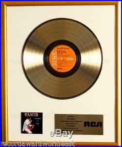 Elvis Presley Raised On Rock For Ole Times Sake LP Gold Non RIAA Record Award