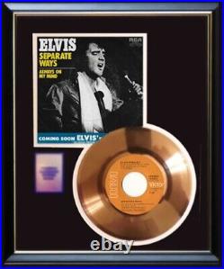 Elvis Presley Separate Ways 45 RPM Gold Record Non Riaa Award Rare