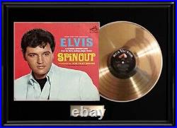 Elvis Presley Spinout Gold Record Lp Album Framed Non Riaa Award Rare