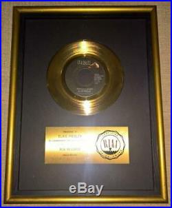 Elvis Presley Suspicious Minds RIAA Single Gold Record Award