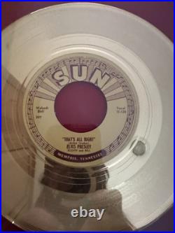 Elvis Presley That's All Right Gold Record ERROR! Plaque Says Teddy Bear Elvis Presley That's All Right Gold Record ERROR! Plaque Says Teddy Bear