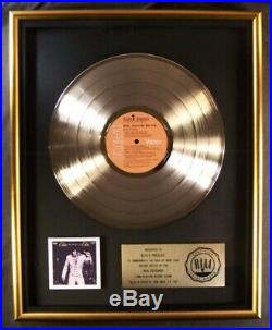 Elvis Presley That's The Way It Is LP Gold LP RIAA Record Award Elvis Presley