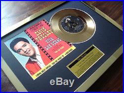Elvis Presley Viva Las Vegas 24ct Gold Plated Disc 7 Single Record Disc Award