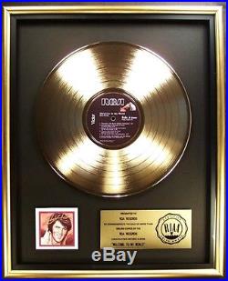 Elvis Presley Welcome To My World LP Gold RIAA Record Award RCA Records