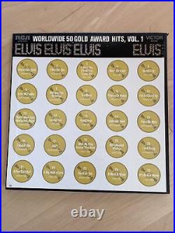 Elvis Presley Worldwide 50 Gold Award Hits Vol. 1, Set of 4 Records (no booklet)