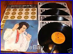 Elvis Presley Worldwide 50 Gold Award Hits Volume One 4 Record Box Set