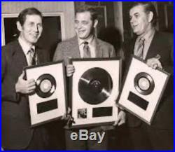 Elvis Producer Felton Jarvis Original Owned Gold Record Award RARE