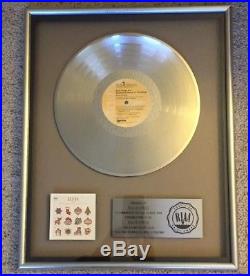 Elvis RARE RCA Owned Wonderful World Of Christmas Gold Record Award