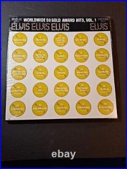 Elvis Sealed Promo Worldwide 50 Gold Award Hits Vol. 1 RCA Victor Mono