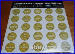 Elvis Worldwide Gold Award Hits Parts 1 & 2 Double Album RCA R213690 Mono LP