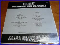 Elvis Worldwide Gold Award Hits Parts 1 & 2 Double Album RCA R213690 Mono LP