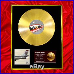 Eminem Kamakaze CD Gold Disc Vinyl Record Award Display Lp