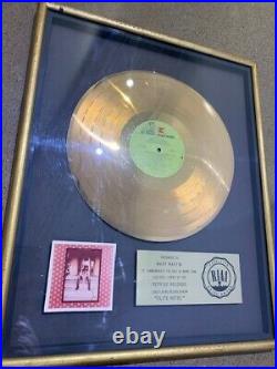 Emmylou Harris Elite Hotel OFFICIAL RIAA CERTIFIED GOLD RECORD AWARD 1975 Album