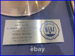 Emmylou Harris Elite Hotel OFFICIAL RIAA CERTIFIED GOLD RECORD AWARD 1975 Album