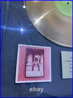 Emmylou Harris Elite Hotel OFFICIAL RIAA CERTIFIED GOLD RECORD AWARD 1975 Album