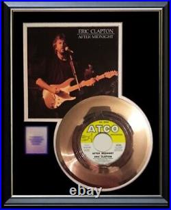 Eric Clapton After Midnight Gold Record Rare Non Riaa Award
