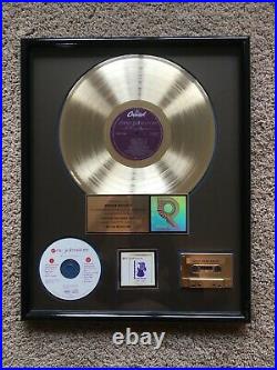 Eric Johnson Electric Guitar Hero RIAA Gold Record Award Ah Via Musicom Cliffs