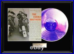 Everly Brothers Self Titled Debut Gold Metalized Record Vinyl Lp Non Riaa Award