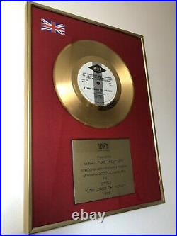 Ferry'Cross The Mersey UK Gold Disc Award BPI Certified PWL Paul McCartney