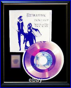 Fleetwood Mac Don't Stop 45 RPM Gold Metalized Record Non Riaa Award Rare