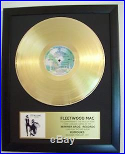 Fleetwood Mac RUMOURS Gold plated LP Record + Mini Album Not a Award