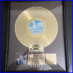 Framed GOLD SALES AWARD THE JETS 500K Copies MCA RECORDS B. E. T. BET