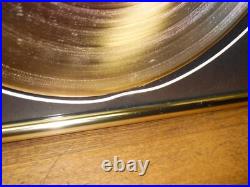 Framed Neil Diamond Gold Plated Record Million Seller Award Status Framed Neil Diamond Gold Plated Record Million Seller Award Status