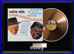 Frank Sinatra Count Basie Album Framed Lp Gold Record Rare Non Riaa Award Rare
