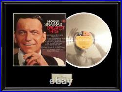 Frank Sinatra Greatest Hits Lp White Gold Platinum Tone Record Non Riaa Award