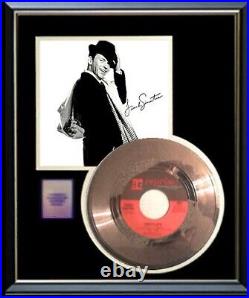 Frank Sinatra That's Life Gold Record Rare Non Riaa Award Printed Autograph