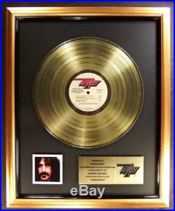 Frank Zappa Apostrophe LP Gold Non RIAA Record Award Diskreet Records