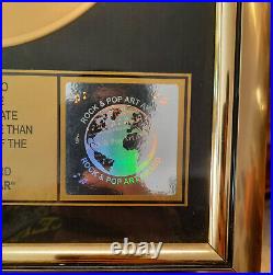 GARY MOORE AFTER THE WAR // Rock & Pop Art Award // GOLD PLAQUE