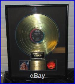 GREAT WHITE Once Bitten Gold Record Sales Award Certified RIAA to Kurt Kelly