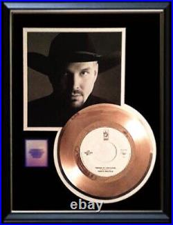 Garth Brooks Friends In Low Places Rare Gold Record Frame Non Riaa Award