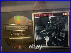 Gary Moore. Still Got The Blues gold record award riaa