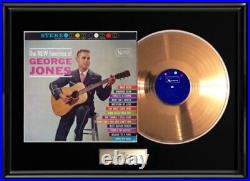 George Jones New Favorites Rare Gold Record Lp Non Riaa Award