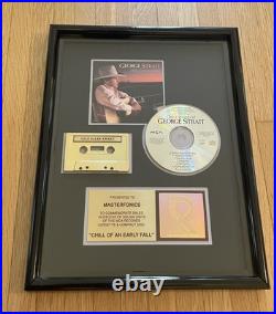 George Strait Masterfonics Chill Of An Early Fall RIAA Gold Country Music Award George Strait Masterfonics Chill Of An Early Fall RIAA Gold Country Music Award