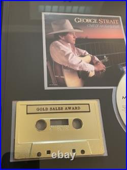 George Strait Masterfonics Chill Of An Early Fall RIAA Gold Country Music Award George Strait Masterfonics Chill Of An Early Fall RIAA Gold Country Music Award