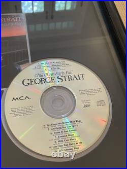 George Strait Masterfonics Chill Of An Early Fall RIAA Gold Country Music Award George Strait Masterfonics Chill Of An Early Fall RIAA Gold Country Music Award