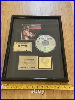 George Strait Masterfonics Chill Of An Early Fall RIAA Gold Country Music Award George Strait Masterfonics Chill Of An Early Fall RIAA Gold Country Music Award
