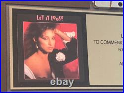 Gloria Estefan and Miami Sound Machine LP Gold RIAA Record Award Let it Loose Gloria Estefan and Miami Sound Machine LP Gold RIAA Record Award Let it Loose