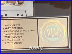 Gloria Estefan and Miami Sound Machine LP Gold RIAA Record Award Let it Loose Gloria Estefan and Miami Sound Machine LP Gold RIAA Record Award Let it Loose